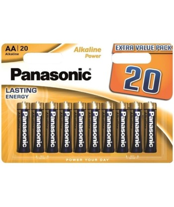 PANASONIC - BRONZE PILA ALCALINA AA LR6 BLISTER20