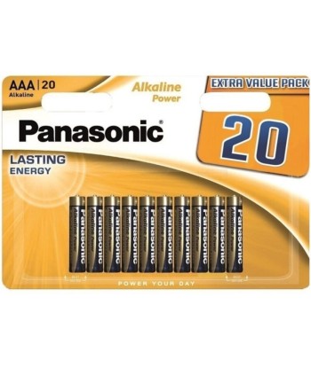 PANASONIC - BRONZE PILA ALCALINA AAA LR03 BLISTER20
