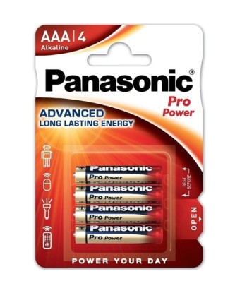 PANASONIC - PRO POWER PILA ALCALINA AAA LR03 BLISTER4