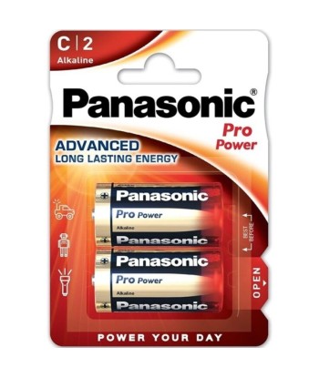 PANASONIC - PRO POWER PILA ALCALINA C LR14 BLISTER2