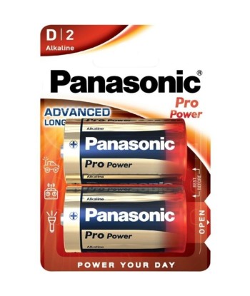 PANASONIC - PRO POWER PILA ALCALINA D LR20 BLISTER2