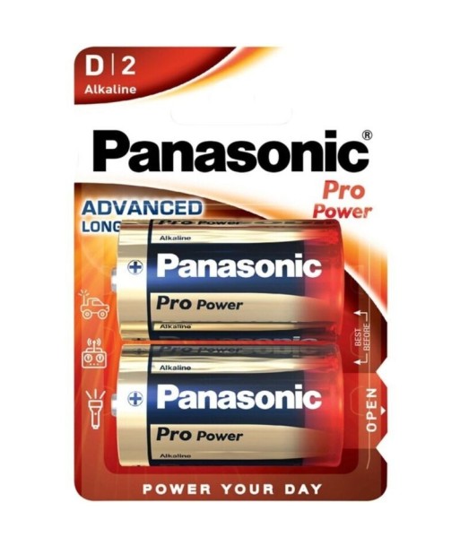 PANASONIC - PRO POWER PILA ALCALINA D LR20 BLISTER2 PANASONIC - PRO POWER PILA ALCALINA D LR20 BLISTER2