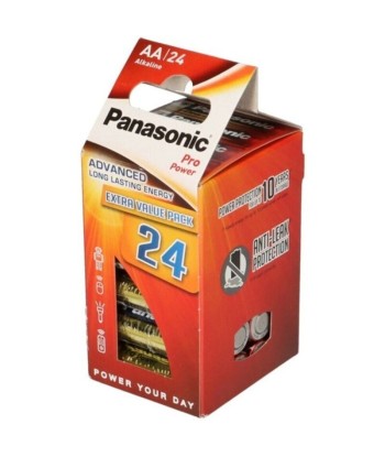 PANASONIC - PRO POWER PILA ALCALINA AA LR6 PACK24