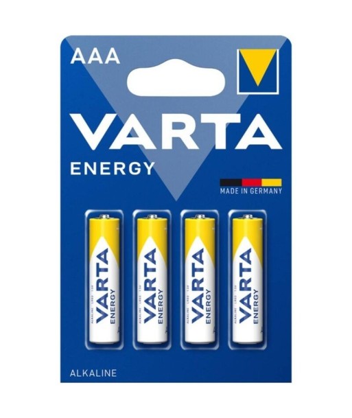VARTA - ENERGY PILA ALCALINA AAA LR03 BLISTER4