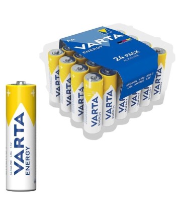 VARTA - ENERGY PILA ALCALINA AA LR6 PACK24 PILAS
