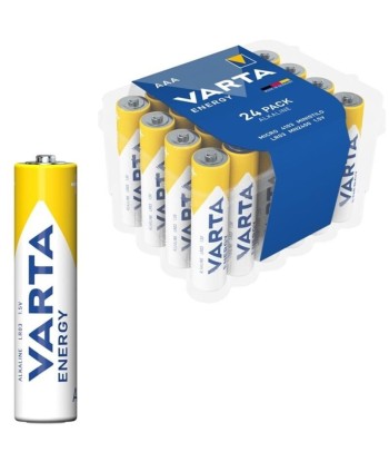 VARTA - ENERGY PILA ALCALINA AAA LR03 PACK24 PILAS