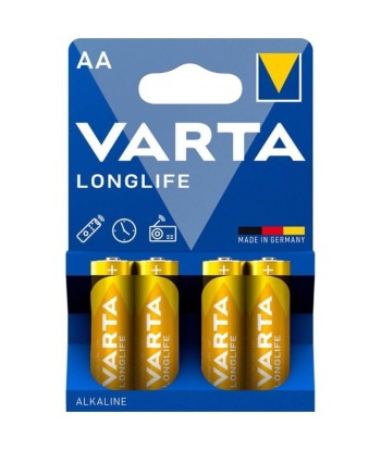 VARTA - LONGLIFE PILA ALCALINA AA LR6 BLISTER4