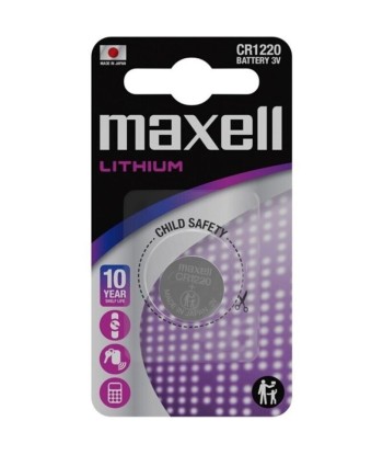 MAXELL - PILA BOTON LITIO CR1220 3V BLISTER1
