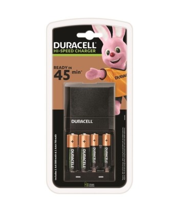 DURACELL - CARGADOR RAPIDO 45MIN. 2xAA 1700mAh 2xAAA 750mAh