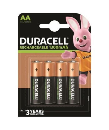 DURACELL - PILA RECARGABLE HR6 AA 1300mAh BLISTER4