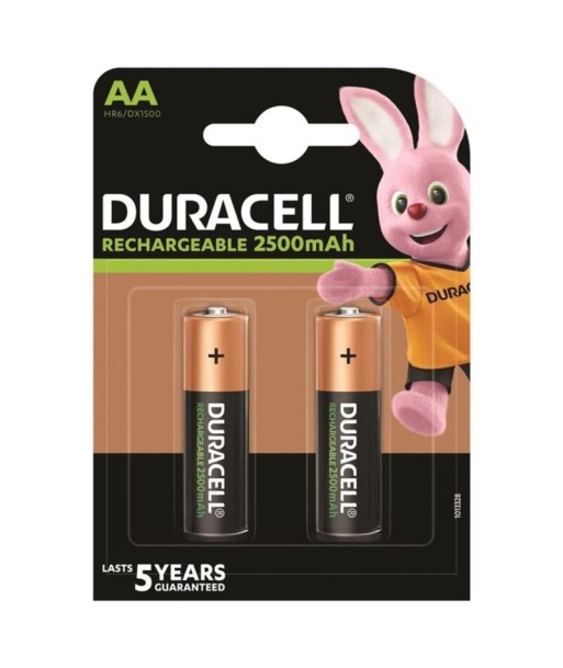 DURACELL - PILA RECARGABLE HR6 AA 2500mAh BLISTER2