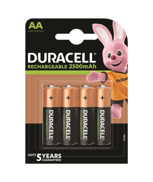 DURACELL - PILA RECARGABLE HR6 AA 2500mAh BLISTER4