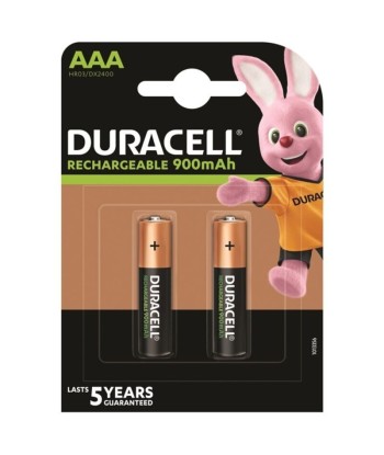 DURACELL - PILA RECARGABLE HR03 AAA 900mAh BLISTER2