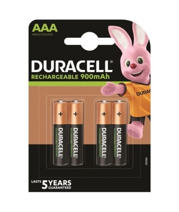 DURACELL - PILA RECARGABLE HR03 AAA 900mAh BLISTER4