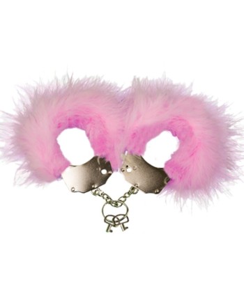 ADRIEN LASTIC - ESPOSAS METAL CON PLUMAS ROSA