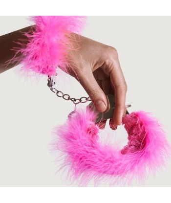 ADRIEN LASTIC - ESPOSAS METAL CON PLUMAS ROSA