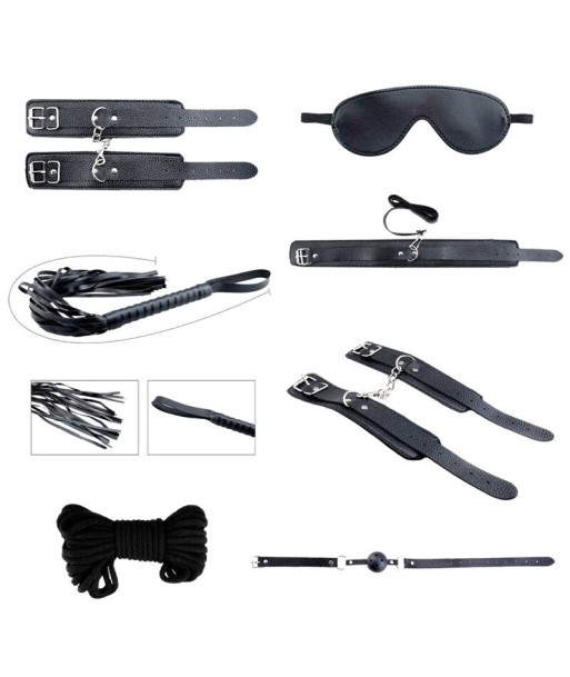 ALIVE - SECRET DESIRES KIT 7 PIEZAS BDSM NEGRO ALIVE - SECRET DESIRES KIT 7 PIEZAS BDSM NEGRO
