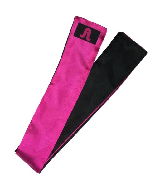 ADRIEN LASTIC - VENDA SATIN REVERSIBLE ROSA-NEGRO