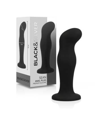 BLACKandSILVER - SEAN PLUG ANAL SILICONA PREMIUM NEGRO
