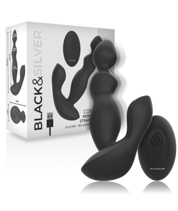 BLACKandSILVER - CORA PLUG PROSTÁTICO SILICONA CONTROL REMOTO