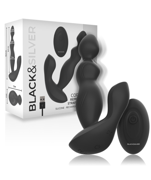 BLACKandSILVER - CORA PLUG PROSTÁTICO SILICONA CONTROL REMOTO