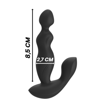 BLACKandSILVER - CORA PLUG PROSTÁTICO SILICONA CONTROL REMOTO