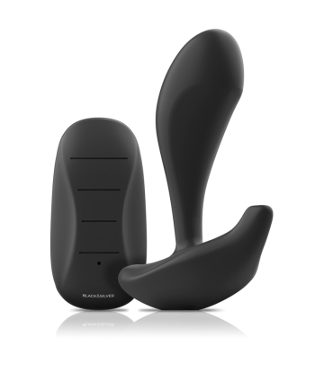 BLACKandSILVER - DWAYNE PLUG ANAL SILICONA CONTROL REMOTO