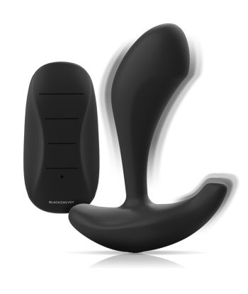 BLACKandSILVER - DWAYNE PLUG ANAL SILICONA CONTROL REMOTO