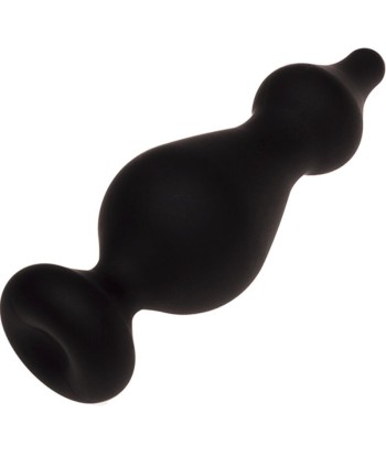 ADRIEN LASTIC - AMUSE PLUG ANAL SILICONA NEGRO TALLA L