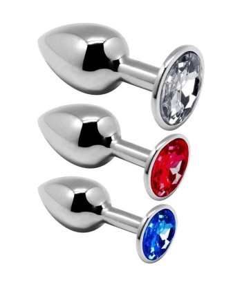 ALIVE - ANAL PLEASURE KIT 3 PLUG METAL