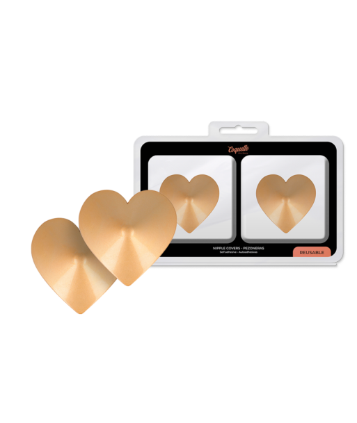 COQUETTE CHIC DESIRE - CUBRE PEZONES METAL CORAZONES DORADOS COQUETTE CHIC DESIRE - CUBRE PEZONES METAL CORAZONES DORADOS