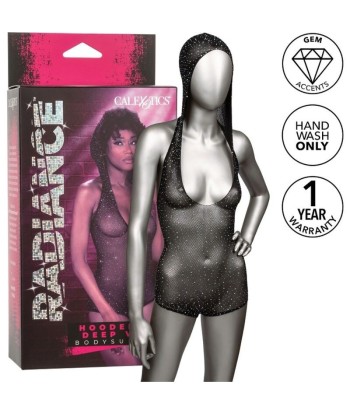 CALEXOTICS - RADIANCE BODY CON CAPUCHA Y ESCOTE EN V PRONUNCIADO