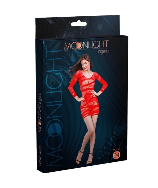 MOONLIGHT - MODELO 4 VESTIDO ROJO TALLA ÚNICA MOONLIGHT - MODELO 4 VESTIDO ROJO TALLA ÚNICA