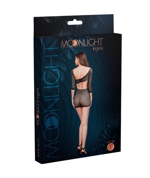 MOONLIGHT - MODELO 7 VESTIDO DE RED NEGRO TALLA UNICA MOONLIGHT - MODELO 7 VESTIDO DE RED NEGRO TALLA UNICA