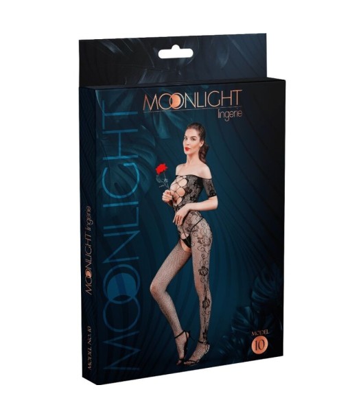 MOONLIGHT - MODELO 10 BODYSTOCKING NEGRO TALLA ÚNICA