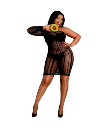 MOONLIGHT - MODELO 5 VESTIDO NEGRO TALLA ÚNICA - PLUS SIZE