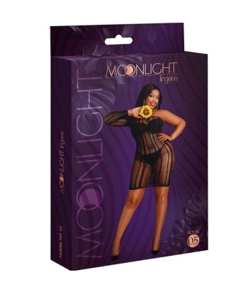 MOONLIGHT - MODELO 5 VESTIDO NEGRO TALLA ÚNICA - PLUS SIZE