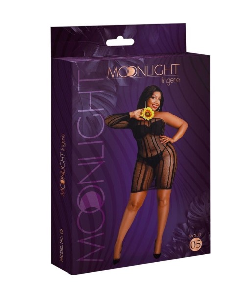 MOONLIGHT - MODELO 5 VESTIDO NEGRO TALLA ÚNICA - PLUS SIZE