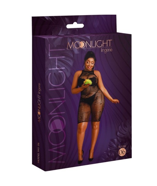 MOONLIGHT - MODELO 6 VESTIDO NEGRO TALLA ÚNICA - PLUS SIZE MOONLIGHT - MODELO 6 VESTIDO NEGRO TALLA ÚNICA - PLUS SIZE