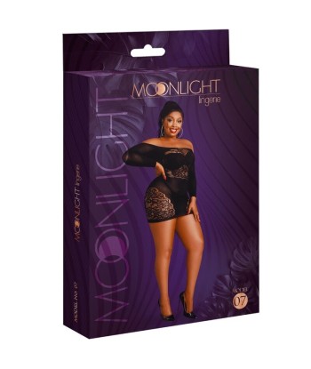 MOONLIGHT - MODELO 7 VESTIDO MANGA LARGA NEGRO TALLA ÚNICA - PLUS SIZE