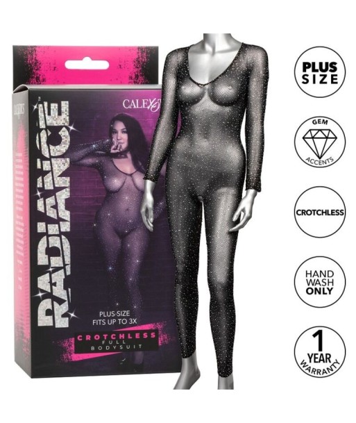 CALEXOTICS - RADIANCE BODY ENTERO PEDRERÍA SIN ENTREPIERNA TALLA GRANDE CALEXOTICS - RADIANCE BODY ENTERO PEDRERÍA SIN ENTREPIERNA TALLA GRANDE