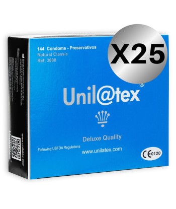 UNILATEX - PRESERVATIVOS NATURALES 144 UDS X 25 UDS