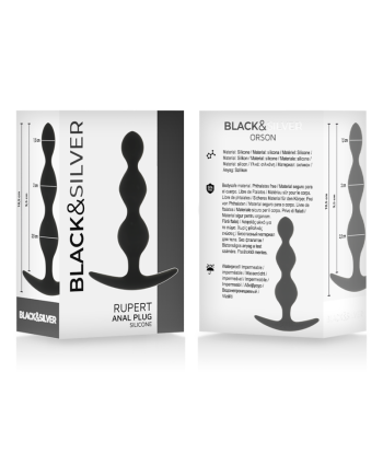 BLACKandSILVER - RUPERT CADENA BOLAS ANALES 10 CM