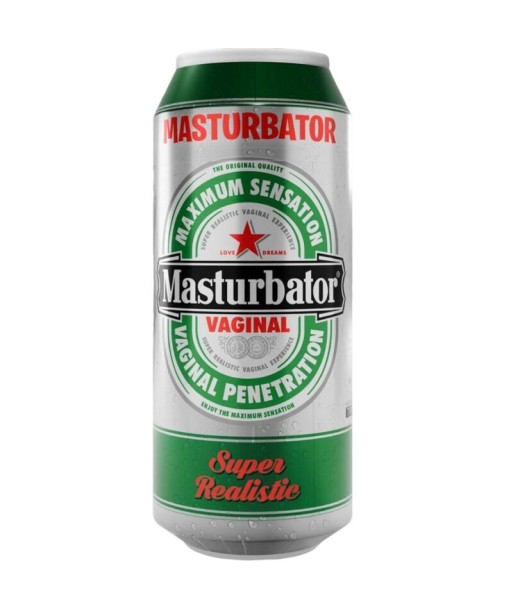 ALIVE - MASTURBADOR MASCULINO VAGINA LATA CERVEZA ALIVE - MASTURBADOR MASCULINO VAGINA LATA CERVEZA