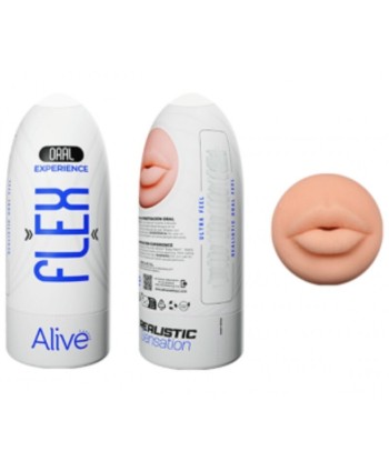 ALIVE - FLEX MASTURBADOR MASCULINO BOCA TALLA M