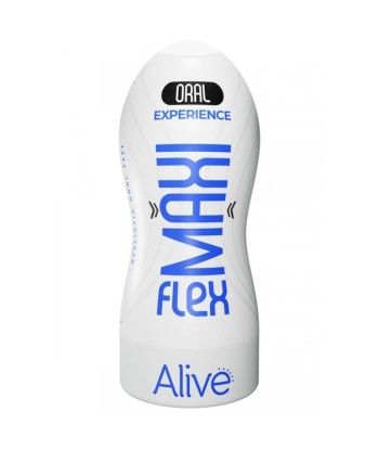 ALIVE - MAXI FLEX MASTURBADOR MASCULINO BOCA TALLA L