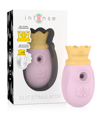 INTENSE - ESTIMULADOR CLÍTORIS 10 MODOS DE ONDAS ESTIMULADORAS Y LICKING - ROSA