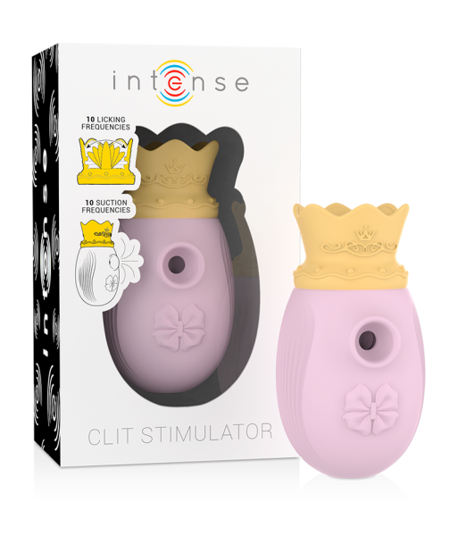 INTENSE - ESTIMULADOR CLÍTORIS 10 MODOS DE ONDAS ESTIMULADORAS Y LICKING - ROSA