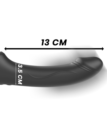 IBIZA - VIBRADOR STRAPLESS CON PULSADOR CONTROL REMOTO 3 MOTORES 1000 COMBINACIONES