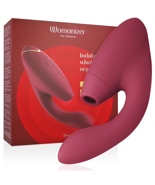 WOMANIZER - DUO 2 ESTIMULADOR BURDEOS